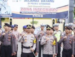 Polres Situbondo Gelar Upacara Tradisi Penyambutan 15 Bintara Remaja