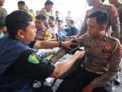 Polres Situbondo Melakukan Pemeriksaan Kesehatan untuk Personel Pengamanan Pemilu 2024