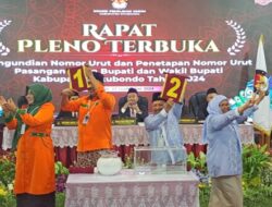 KPUD Situbondo Gelar Pengundian Nomor Urut Pasangan Calon Bupati dan Wakil Bupati Pilkada 2024