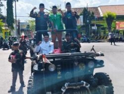 Ribuan Anggota GP Ansor Bondowoso Padati Apel Akbar Peringatan Hari Santri Nasional