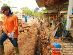 Proyek Drainase di Kotakan Tuai Kontroversi: Diduga Tak Sesuai Spesifikasi, Warga Resah