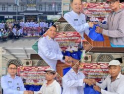 Peduli Masyarakat Dan Dukung Asta Cita, Rutan Situbondo Berikan Bantuan Sembako kepada Pengemudi Becak