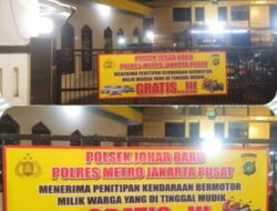Mudik Makin Nyaman! Titip Kendaraan Gratis Di Polsek Johar Baru, Aman & Bebas Khawatir