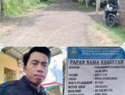 Aktivis Situbondo Pertanyakan RAB Dan HPS Proyek Rehabilitasi Jalan Desa Kesambi Rampak