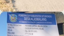 Kualitas Proyek Dana Desa Jadi Sorotan, Kades dan Pelaksana Bungkam Saat Dikonfirmasi