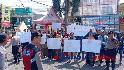 Aksi Damai ke Polres Situbondo, Warga Karangmalang Minta Perlindungan atas Konflik Tambak