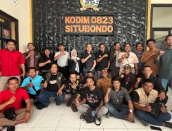 Ngopi Bareng Dandim 0823 Situbondo Bersama Wartawan dan LSM, Bahas Perkembangan Koperasi Desa Merah Putih