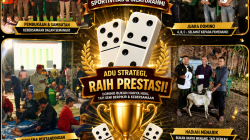 Ratusan Warga Tumpah Ruah, Lomba Domino Warnai Pengukuhan Ketua RT Wringin Anom Timur