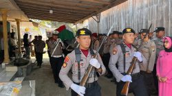 Polres Situbondo Laksanakan Upacara Pemakaman Kedinasan untuk Aiptu Saifullah Riyadi