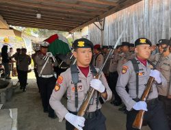 Polres Situbondo Laksanakan Upacara Pemakaman Kedinasan untuk Aiptu Saifullah Riyadi