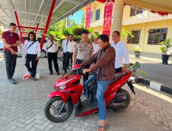 Polisi Kembalikan Motor Korban Curanmor Burnik City, Gratis Tanpa Biaya