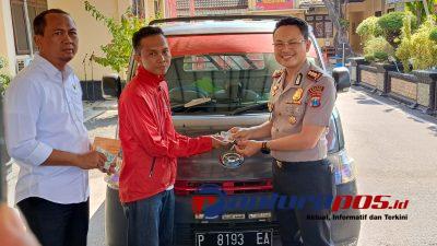 Polres Situbondo Kembalikan Pick Up Korban Curanmor, Gratis Tanpa Biaya